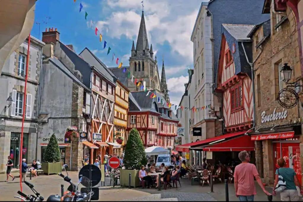 L'Incontournable, Centre Ville Petit Parking Wifi Linge En Option Vannes Bagian luar foto